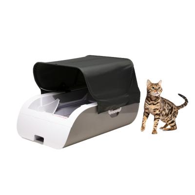 China Automatic Cat Litter Scoop / Automatic Cat Litter Box Petfessor 2023 New Less Smell Large Cat Box Wit App Remote Hooded Cat Litter Tray Large Control Automatic Health Monitor for sale