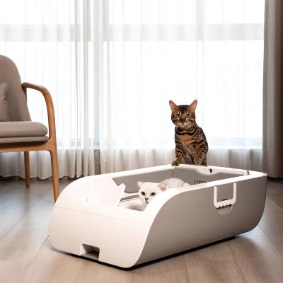 China Cat Toliet MA1-11 X Large Self-Cleaning Smart Cat Litter Box Most Luxury White Space for sale