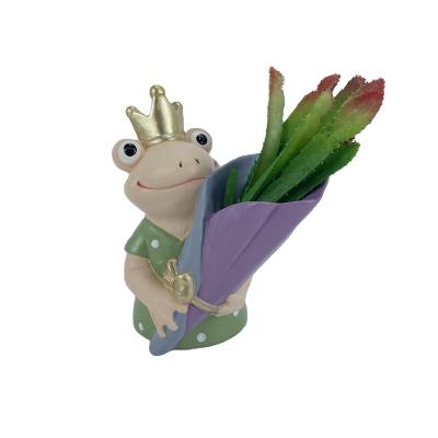 China China Spring Custom Holiday Animal Gift Home Decoration Ornaments Frog Resin Molds Crafts for sale