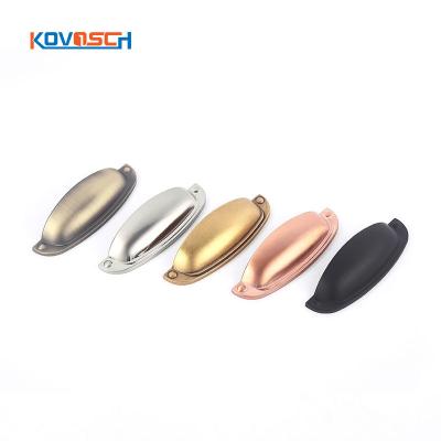 China Wholesale Classical Zinc Alloy Drawer Cabinet Shoe Handle Small Dark Wardrobe Multicolor Hidden Pull for sale