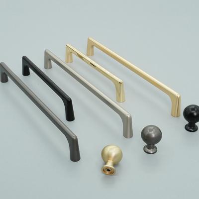 China Wholesale Modern Minimalist Modern Minimalist Wardrobe Cabinet Furniture Cabinet Drawer Handle Zinc Alloy Handle for sale