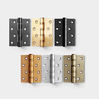 China Modern Custom Commercial Adjustable Hidden Window Hinges 4 Inch 304 Stainless Steel Folding Door Hinges for sale