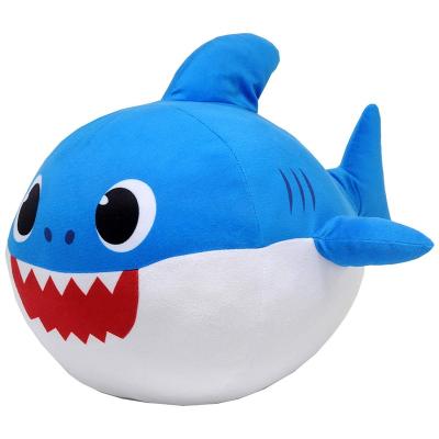 China Creative Stuffed Animals Toy Pillows Cute Bedroom Sofa Soft Stuffed Shark Decorated Shark Plush Toy for sale