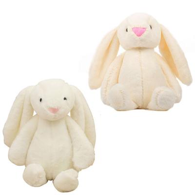 China Soft Plush Stuffed Animal Stuffed Bunny Doll Children White Gray Cute Purple Realistic Plush Toy Rabbit for sale