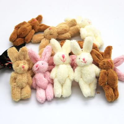 China Mini Rabbit Little Plush Stuffed Plush Mini Rabbit TOY DOLL Clothes Hair Accessories Decor Plush Toys for sale