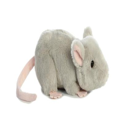 China Plush Mini Mouse Model Simulation Creepy Animal Spoof Horror Toy April Fools Day Gift for sale