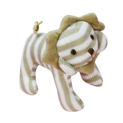 China High Quality Plush Custom Design Lion Stuffed Plush Knitting Toys for sale