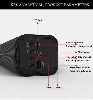 China EZCast High Capacity Battery Speaker Wireless Speaker Long Textile Rocker Arm Speaker Wireless Super Standby Battery Large for sale