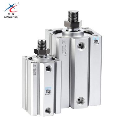 China Garment Shops Compression Impact Cylinder SDA63/50/80/100-10*15BX35BX40BX20X75 Standard Slim Compact External Slim Cylinder for sale