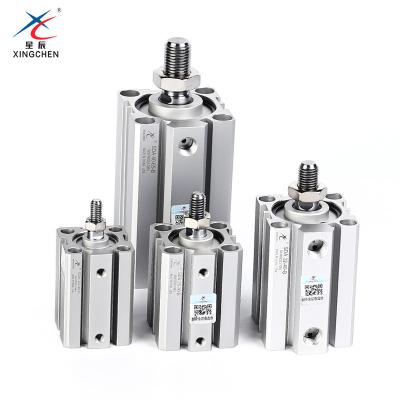 China Garment Shops Compression Impact Cylinder Standard Compact External Cylinder SDAS32/16/20/40-10B*15BX25BX35*45 With Magnetic Slim Cylinder for sale