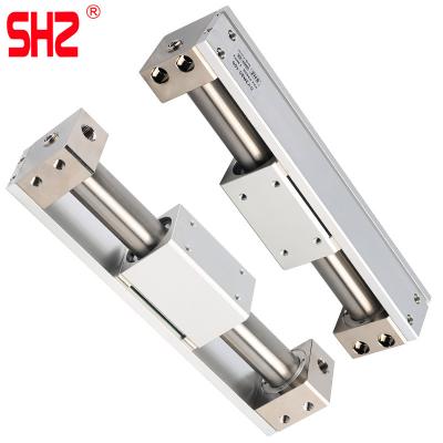 China Garment Shops CY3R Magnetically Coupled CY3R10-100 CY1R15-200 Integrated Magnet Rodless Cylinder Mount Rodless Pneumatic Cylinder Direct Type for sale