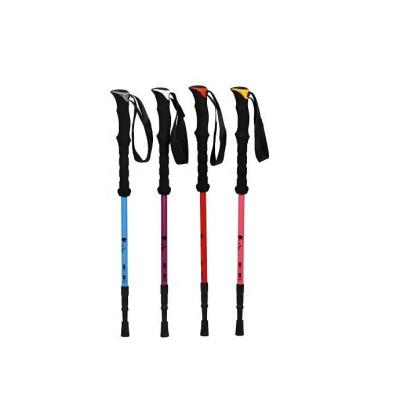 China Outdoor Portable Trekking Poles EVA Custom Printed Quality Folding Trekking Poles for sale