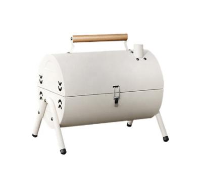 China Wholesale Camping Outdoor Thickened Portable Charcoal Folding Storage BBQ BBQ Smoker BBQ Grill Charcoal for sale