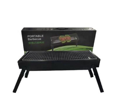 China Manufacturers direct sales large folding outdoor camping grill can be fired outdoor barbecue charcoal portable barbecue for sale