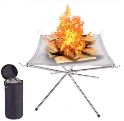 China Simple And Convenient Outdoor Camping Outdoor Fire Barbecue Rack for sale