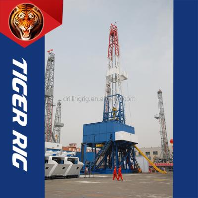 China World Class Powered Big Tiger Rig ZJ70DBS Technical Land Drilling Rig Machine for sale