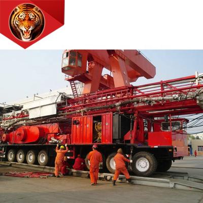 China 44.5m Tigerrig Government Warehouse Supply ZJ50 3150CZ truck-mounted drilling rig for sale