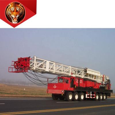 China 95 Tiger Overland Rig Fabrication Work Wife XJ900 Long Workover Rig for sale