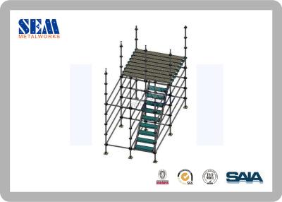 China Q235 Steel Ringlock Mobile Tower Scaffold , Construction Scaffolding for sale