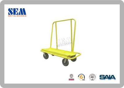 China 3000 LBS Load Capacity Powder Coated Finish Drywall Cart With Swivel And Locking Casters for sale