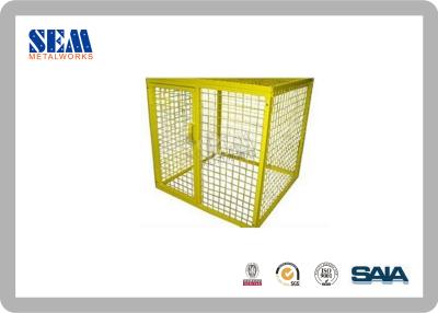 China Corrosion Protection Steel UL Certification Gas Metal Storage Cage Racking With 1.1m, 1.8m for sale