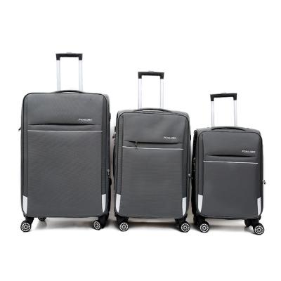 China Compatible Products Of New Design Oxford Polyester 20 Inch 24 Inch 28 Inch Luxury Luggage Set for sale