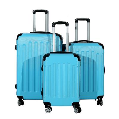 China Popular Carry On Luggage Bags Trolley Travel Briefcase Plastic Hard Shell Suitcase ABS for sale