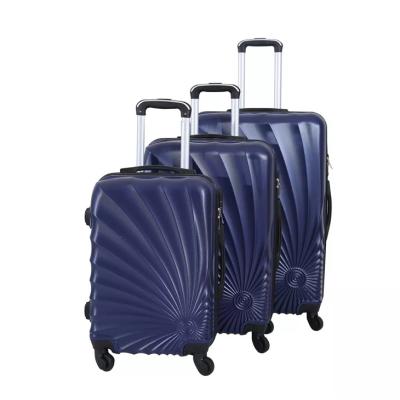 China Popular High Quality Blue 20 Inch Travel Suitcase Luggage Rolling 360 Spinner Suitcase for sale