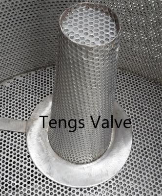 China Stainless Steel Fabricated Basket Type Temporary Strainer & Cone Hat Filter for sale