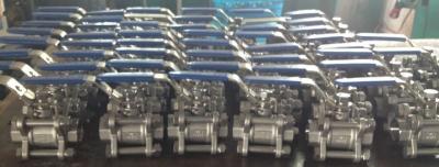 China Cast Steel High Pressure Screwed & NPT Ends 3pc Body Ball Valve zu verkaufen