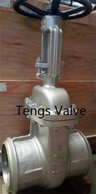 China ANSI Carbon Steel Bw Ends Handwheel Flexible Wedge Rising Stem Gate Valve for sale