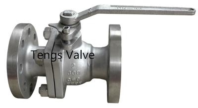 China ANSI Standard Cast Steel Split 2pcs Body Flanged Floating Ball Valve for sale