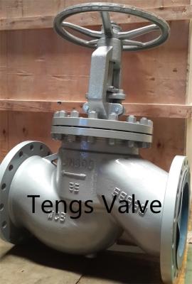 China DIN Standard Stop Valve Flanged Ends Cast Steel Handwheel Globe Valve PN16 - PN40 zu verkaufen