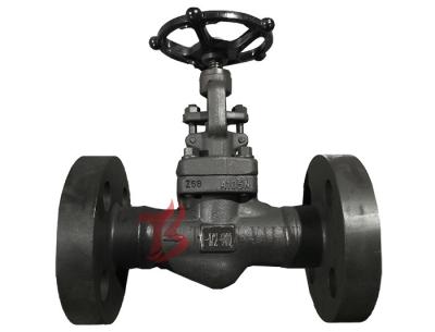 China Flanged Ends Connection Forged Steel Valve 1 Trim Material Carbon Steel A105 N Body zu verkaufen