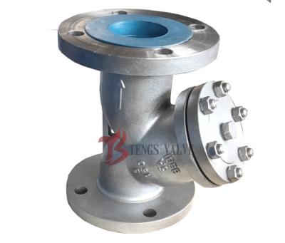 China Cast Steel Super Duplex Stainless Steel Y Strainer SAF2507 UNS32750 150LB Wye Type 5A Strainers en venta