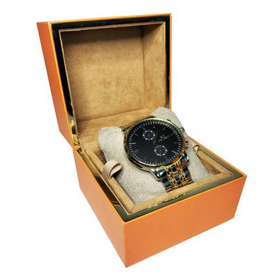 China Luxury Custom Logo Wholesale Plastic Watch Packaging Box Watch Box For Luxury Simple Watch for sale