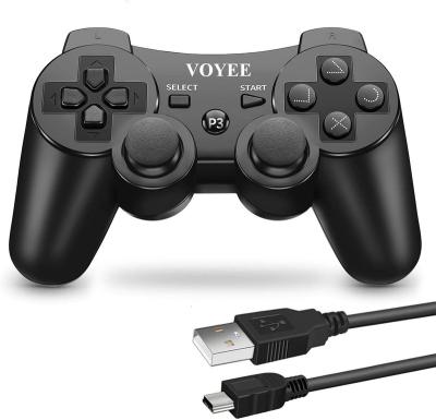 China Dual Vibration PS3 Controller Wireless Remote Gamepad With Upgraded Joystick For Sony Playstation 3 for sale