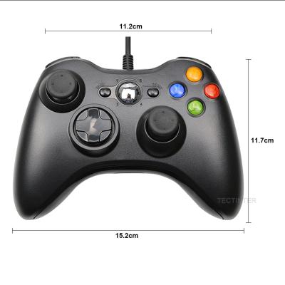 China Six-axis multi-color gyroscope Voyee gamepad for Microsoft Xbox 360 wired controller for PC console for sale