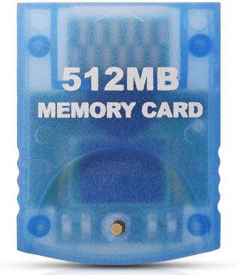 China ABS Large Capacity512M Gamecube Memory Card for Nintendo Gamecube and Wii Accessory Bundle for sale