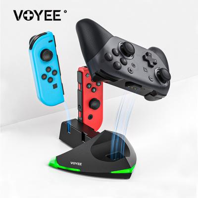 China Charging Dock for Nintendo Switch VOYEE USA Store USB Dock Fast Charger for Nintendo Switch Joy Con Controller Charger for sale