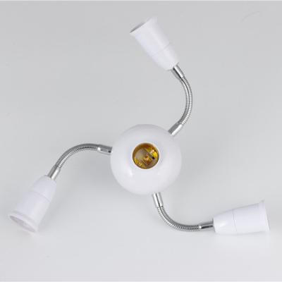 China Universal Pipe Multi Head E27 Screw Socket Base Lamp Holder Convenient For Home Use for sale