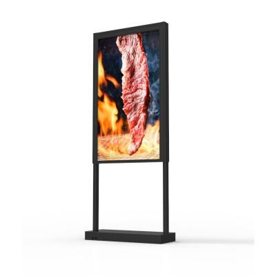 China Secure Metal Patio Interactive Touch Screen Kiosk Station 4G Touch Screen 55 Inch for sale