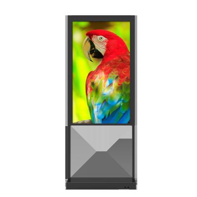 China Metal Outdoor Rugged Kiosk Floorstanding Double Sided Digital Display for sale