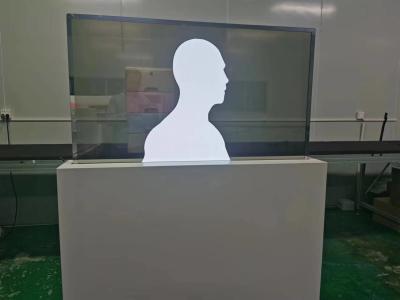 China 55 polegadas Transparente OLED Monitor Mecânico de Elevação Premium Painel de Toque de Sentimento à venda