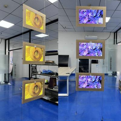 China Indoor High Brightness 3 Screen Advertising Display USB and HDMI Interface High Refresh Rate for sale