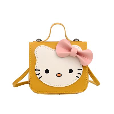 China 2022 new portable cute cat mini children's backpack small diagonal bag simple decorative zero wallet for sale