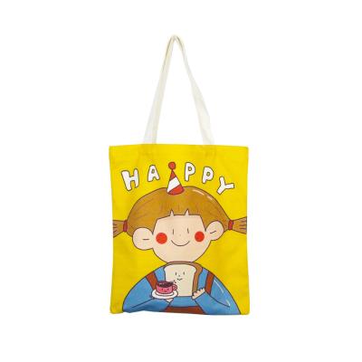 China Reusable Eco-friendly Customized To Recycle Organic Cotton Canvas Tote Shopping Bag With Colorful Printing Logo SEDEX And ​​BSCI ISO Supplie for sale