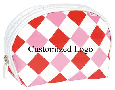 China Fashion Hot Sale Leather Multicolor Custom Travel Makeup Clear Cosmetic Bag for sale