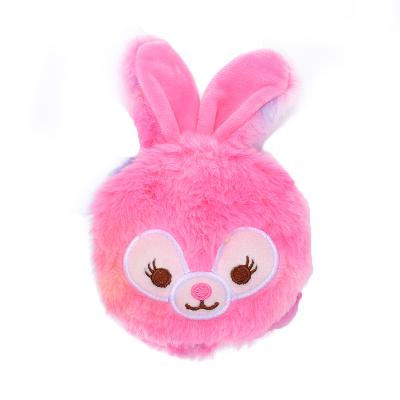 China 2021 Cute Hot Selling Colorful Cute Rabbit Plush Wallet Coin Bag For Kids for sale