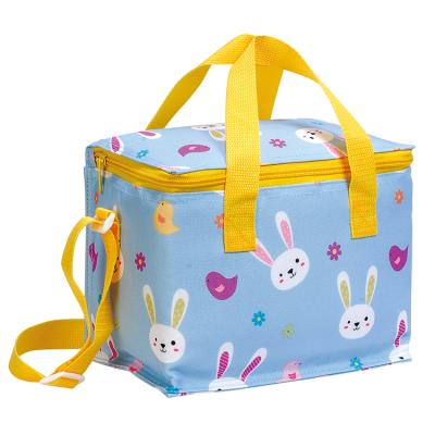 China Large Capacity Waterproof Multicolor Portability Polyester Lunch Box Cooler Bag for sale